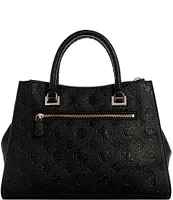 Guess Cresidia Society Logo Embossed Satchel Bag