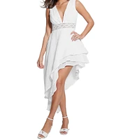 Guess Danny Sleeveless High-Low-Hem Gauze Dress
