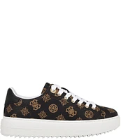 Guess Denesa Logo Print Platform Sneakers