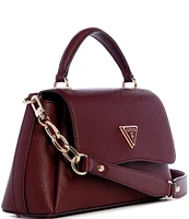 Guess Eco Gloriana 2 Compartment Top Handle Flap Crossbody Bag