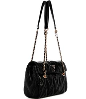 Guess Eda Quilted Flap Shoulder Bag