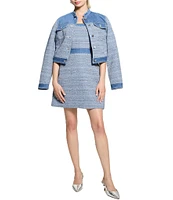 Guess Elsie Tweed Coordinating Sleeveless Dress