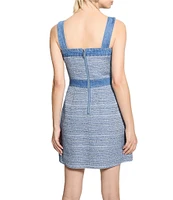 Guess Elsie Tweed Coordinating Sleeveless Dress