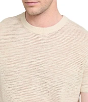 Guess Goodwin Stitched Short Sleeve Sweater