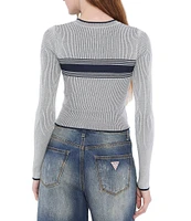 Guess Guess Originals Cropped Jacquard Sweater