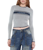 Guess Guess Originals Cropped Jacquard Sweater