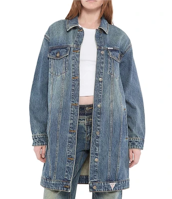 Guess Guess Originals Vintage Denim Trucker Coat