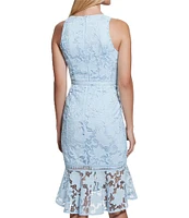 Guess Itzel Sleeveless Lace Midi Dress