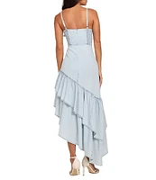 Guess Jalyn Sleeveless Asymmetrical Skirt Denim Dress