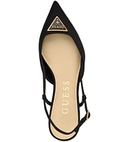 Guess Jesson3 Satin Slingback Pumps