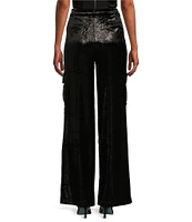 Guess Jolie Velvet Coordinating Cargo Pants