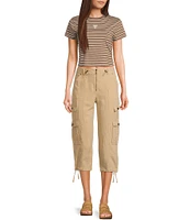 Guess Kai Cargo Capri Pants