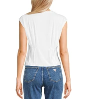 Guess Karmen Cap Sleeve Corset T-Shirt