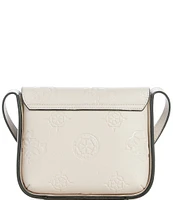 Guess Keandra Debossed Logo Flap Crossbody Bag