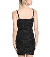 Guess Khloe Rhinestone Sleeveless Dress