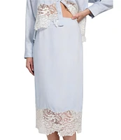Guess Lana Lace Trimmed Midi Skirt