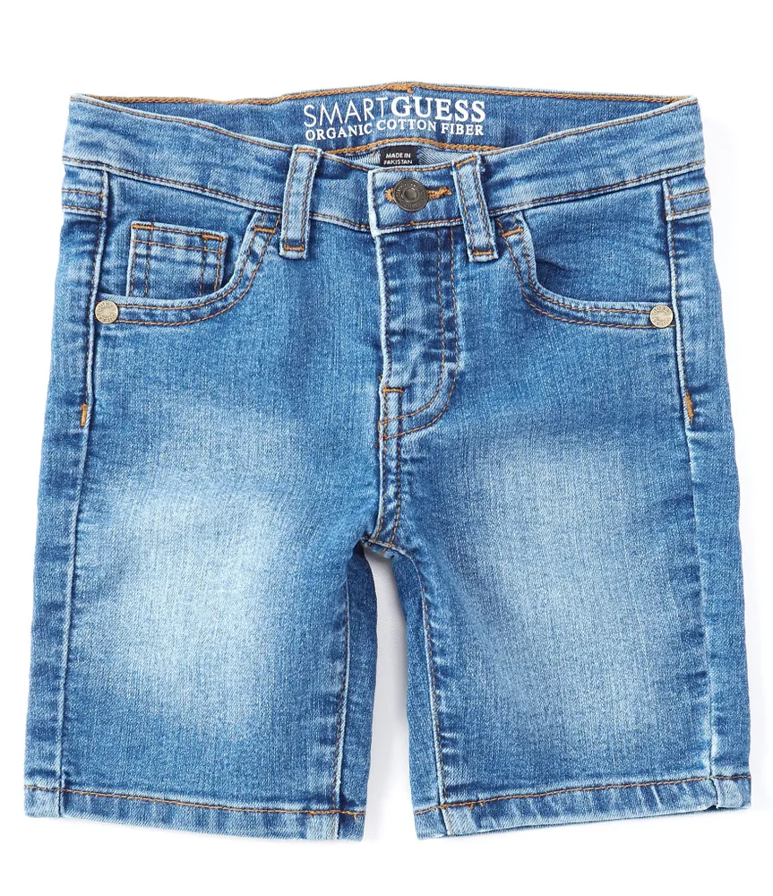 Guess Little Boys 2T-7 Core Stretch Denim Shorts