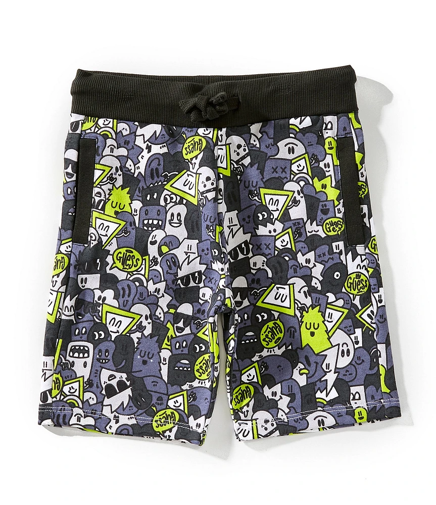Guess Little Boys Creatures-Printed Shorts