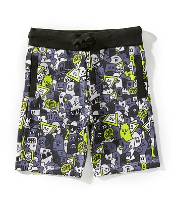 Guess Little Boys Creatures-Printed Shorts