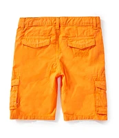 Guess Little Boys 2T-7 Garment Dye Poplin Cargo Shorts