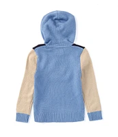 Guess Little Boys 2T-7 Long Sleeve Guess Hooded Sweater