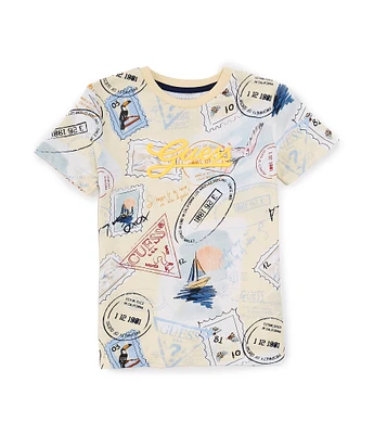 Guess Little Boys 2T-7 Short Sleeve Printed T-Shirt