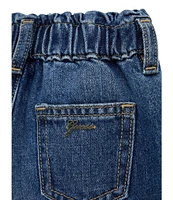 Guess Little Girls 2-6X Denim Lurex Culotte Jeans