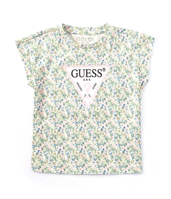 Guess Little Girls 2T-6X Short-Sleeve Floral Printed T-Shirt