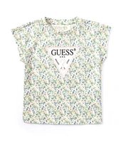 Guess Little Girls 2T-6X Short-Sleeve Floral Printed T-Shirt