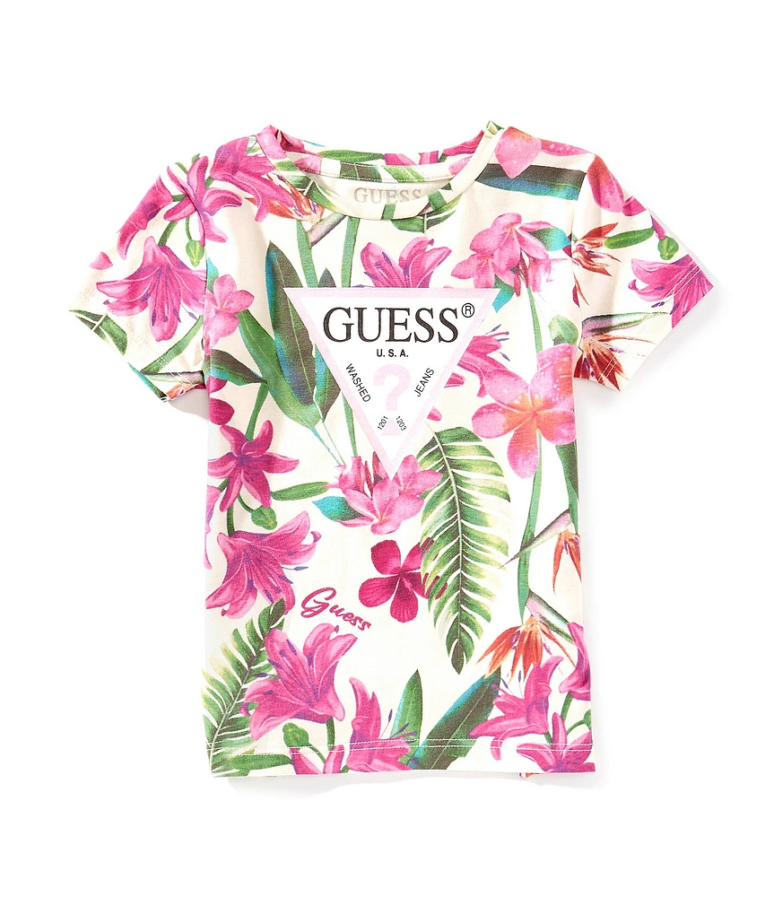 Guess Little Girls 2T-7 Short-Sleeve Printed T-Shirt