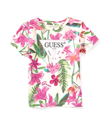 Guess Little Girls 2T-7 Short-Sleeve Printed T-Shirt