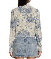 Guess Long Sleeve Adelaide Bow Shirt