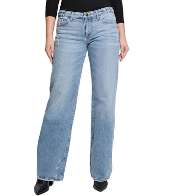 Guess Low Rise Distressed Slouchy Jeans