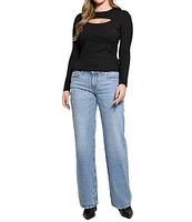Guess Low Rise Distressed Slouchy Jeans