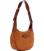 Guess Malva Suede Hobo Bag