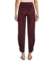 Guess Marzia Mid Rise Faux-Suede Cargo Pants