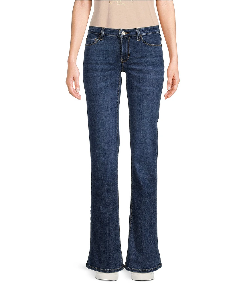 Guess Mid Rise Boot Straight Leg Jeans