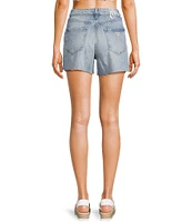Guess Coordinating Mid Rise Relaxed Fit 15#double; Inseam Midi Shorts