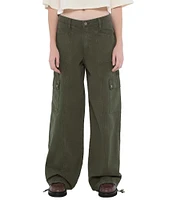Guess Mid Rise Utility Ripstop Cargo Pants