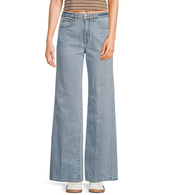 Guess Mid Rise Wide Leg Jeans