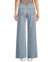 Guess Mid Rise Wide Leg Jeans