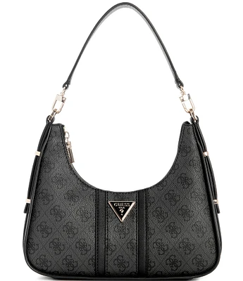 Guess Noreen Logo Top Zip Hobo Shoulder Bag