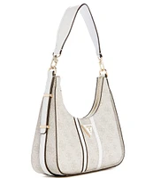 Guess Noreen Logo Top Zip Hobo Shoulder Bag