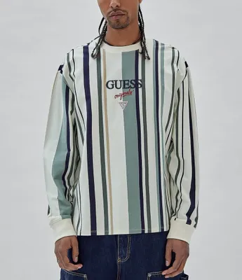 Guess Originals Long Sleeve Jan Striped Jersey T-Shirt