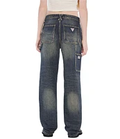 Guess Originals Mid Rise Distressed Carpenter Jeans