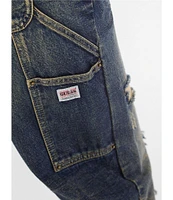 Guess Originals Mid Rise Distressed Carpenter Jeans