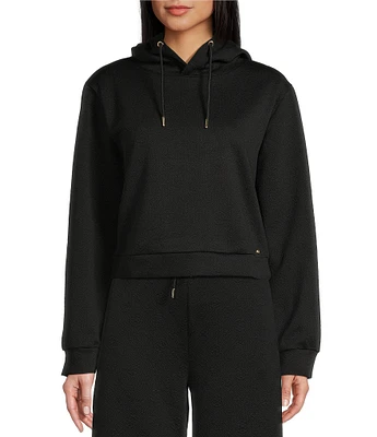 Guess Peony Long Sleeve Logo Coordinating Hooded Sweatshirt