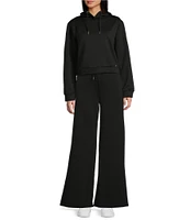 Guess Peony Long Sleeve Logo Coordinating Hooded Sweatshirt