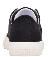 Guess Pranze Canvas Logo Detail Lace-Up Sneakers