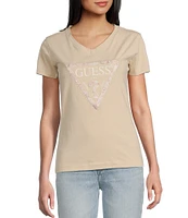 Guess Python Triangle Short Sleeve Graphic T-Shirt